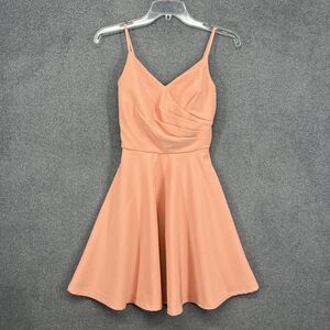 Trixxi Dress Womens XS Sleeveless‎ Fit Flare Spaghetti Strap Extra Small